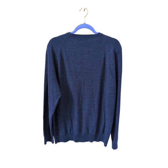 J.Crew Raglan Budded Crewneck Sweater in Blue size L - Picture 5 of 5